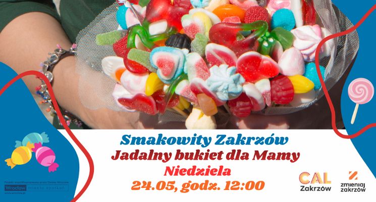 Plakat Warsztaty kulinarne dla dzieci - Jadalny bukiet dla Mamy!