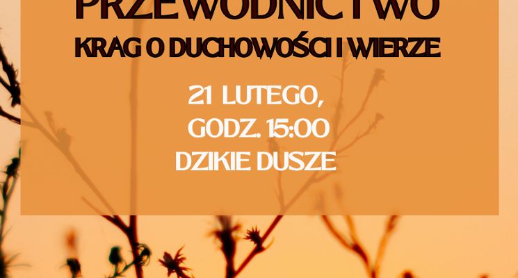 Plakat Moje wewnetrzne przewodnictwo - Krag o duchowości i wierze