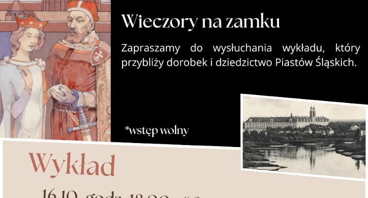 Plakat Wieczory na zamku [wykład]