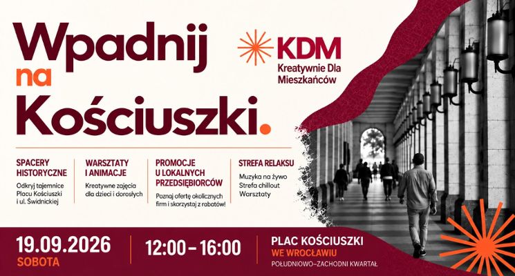 Plakat Wpadnij na Kościuszki!