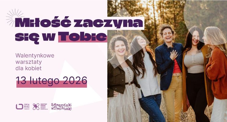 Plakat Miłość zaczyna się w Tobie – Walentynkowe warsztaty dla kobiet