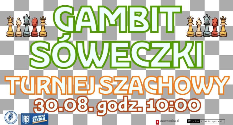 Plakat Gambit Sóweczki – 4. wojszycki otwarty wakacyjny turniej szachowy