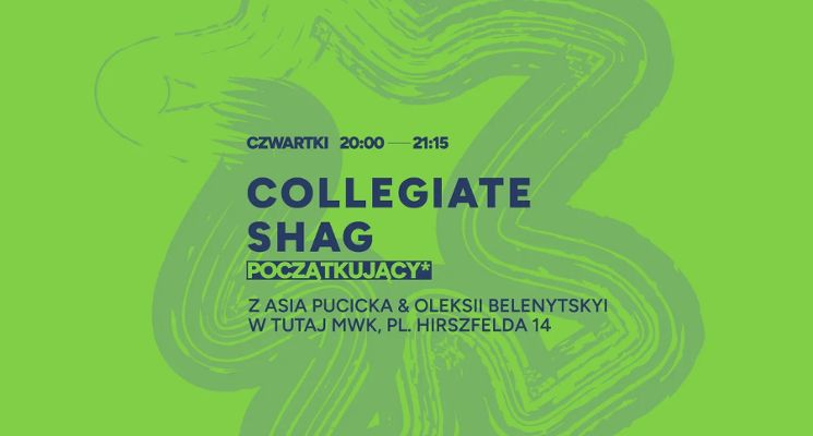 Plakat Collegiate Shag Początkujący