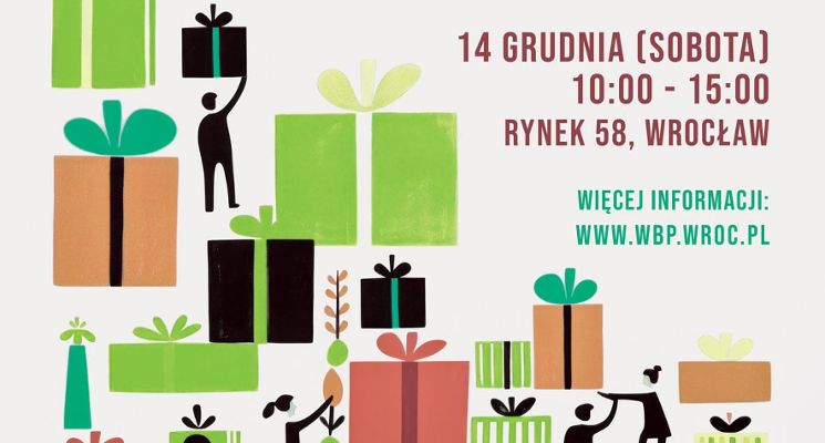 Plakat Prezenty przeczytane, czyli pakujemy książki "z drugiej ręki"