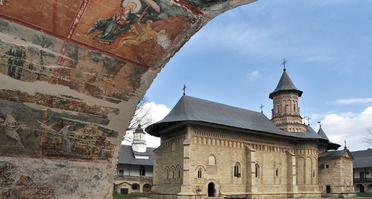 Plakat Architektura i sztuka Rumunii – wykład
