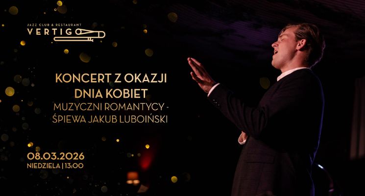 Plakat Muzyczni Romantycy - Śpiewa Jakub Luboiński