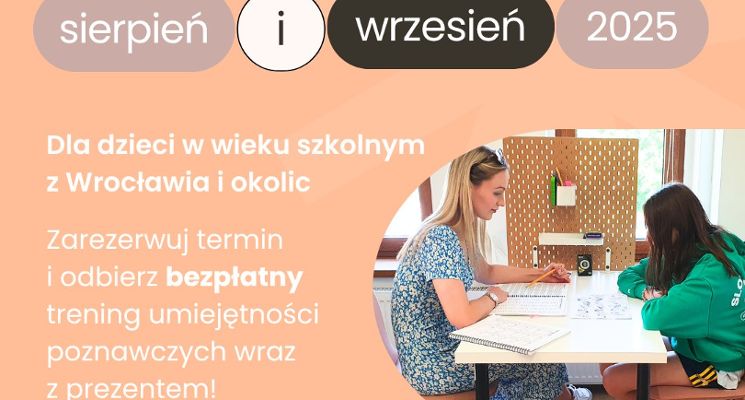 Plakat DNI OTWARTE w BrainConcept - Wrocławskie Centrum Wzmacniania Zdolności Mózgu u Dzieci i Dorosłych