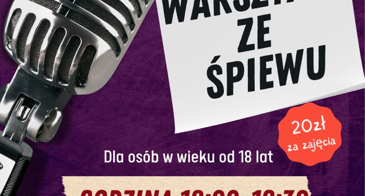Plakat ODKRYJ SWÓJ GŁOS W CAL KSIĘŻE!