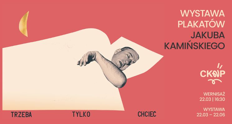 Plakat Wernisaż wystawy Jakuba Kamińskiego