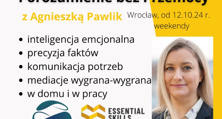 Plakat Kurs praktyczny NVC- komunikacji empatycznej i konstruktywnej