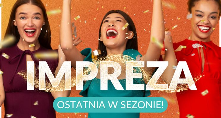 Plakat „Impreza z Amen!” – Roztańczone zakończenie sezonu