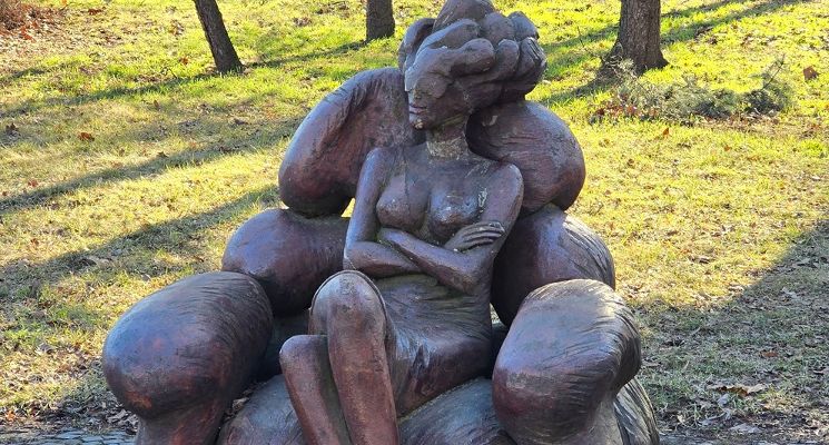 Plakat Kobiety na ciągniki?! Na pomniki! - wycieczka rowerowa z przymrużeniem oka