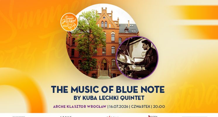 Plakat VSJF: The Music Of Blue Note by Kuba Lechki Quintet