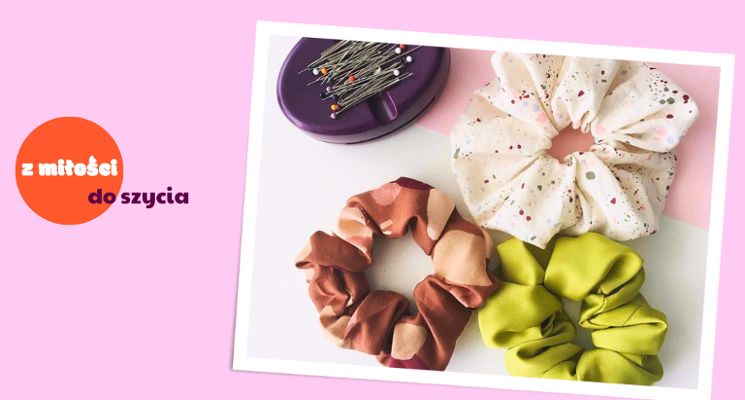 Plakat Warsztaty szycia na maszynie: scrunchie