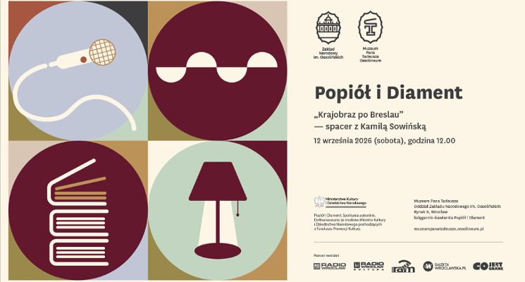 Plakat „Krajobraz po Breslau” – spacer z Kamilą Sowińską
