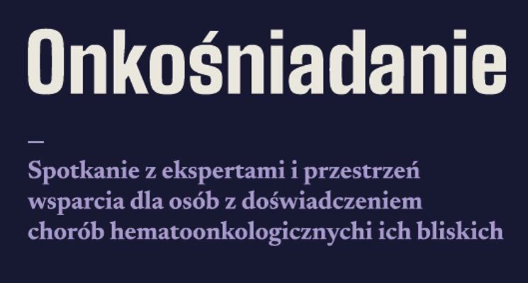 Plakat OnkoŚniadanie we Wrocławiu