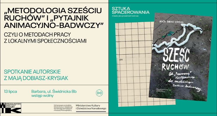 Plakat O metodach pracy z lokalnymi społecznościami | Szkoła Sąsiedzkich Spacerów