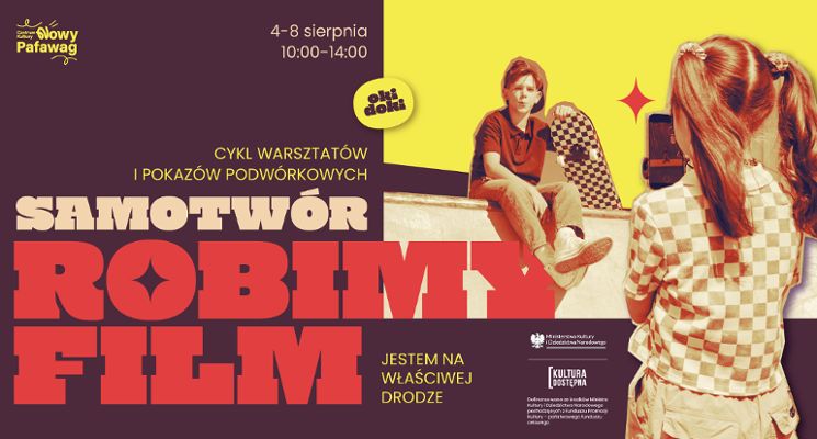 Plakat Warsztaty filmowo-animacyjne dla dzieci i młodzieży „OKI DOKI” – Samotwór