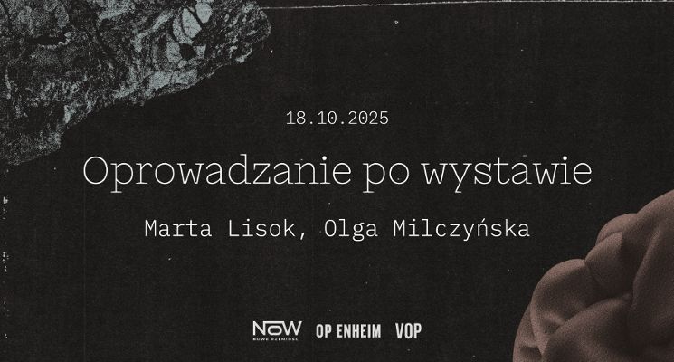 Plakat OP_TALKS | „Ukryte parametry” Oprowadzanie po wystawie z dr Martą Lisok i Olgą Milczyńską