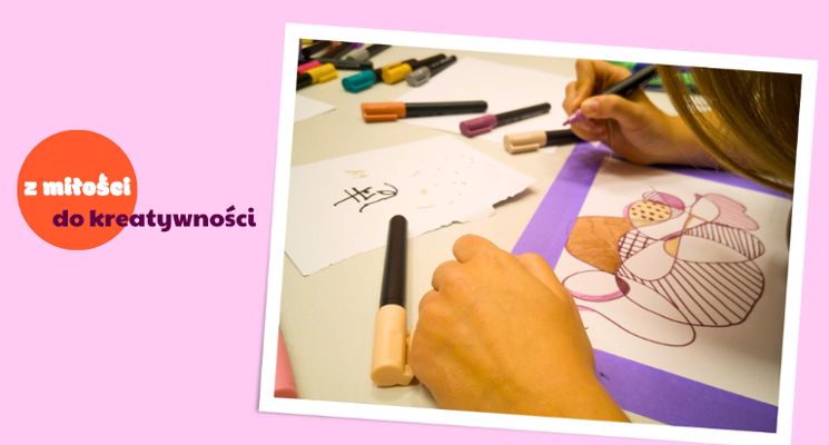 Plakat Sztuka bazgrania: Zrób autorską kolorowankę od zera (dla początkujących)