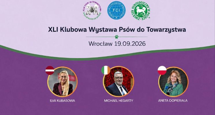 Plakat Klubowa Wystawa Psów do Towarzystwa