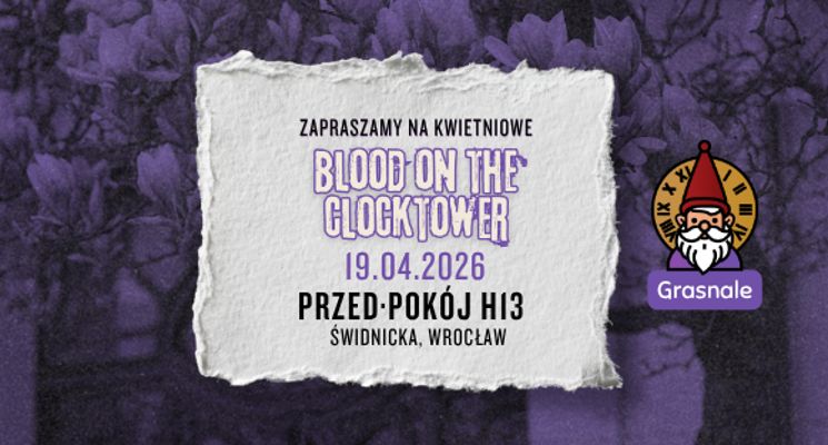 Plakat Gra: Blood on the Clocktower we Wrocławiu!