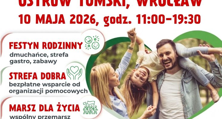 Plakat II Festiwal dla Życia i Rodziny we Wrocławiu
