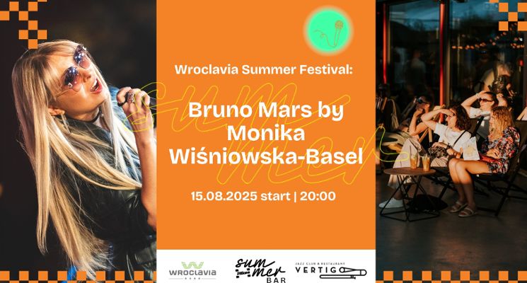 Plakat Bruno Mars by Monika Wiśniowska Basel [Wroclavia Summer Festival]