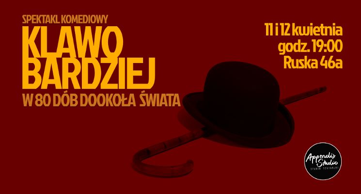 Plakat KLAWO BARDZIEJ: w 80 dób dookoła świata - komedia