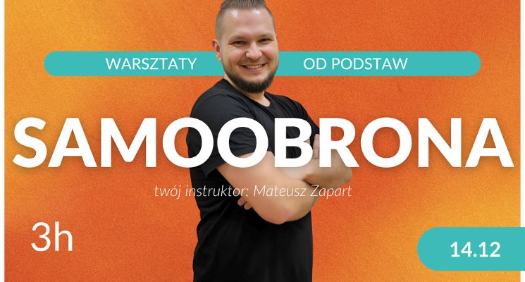 Plakat Samoobrona od podstaw: uwolnienia z trzymań i duszeń