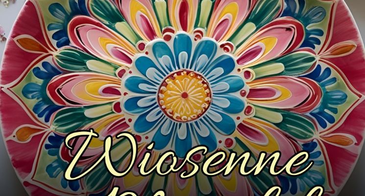 Plakat Wiosenne mandale - warsztaty z winem