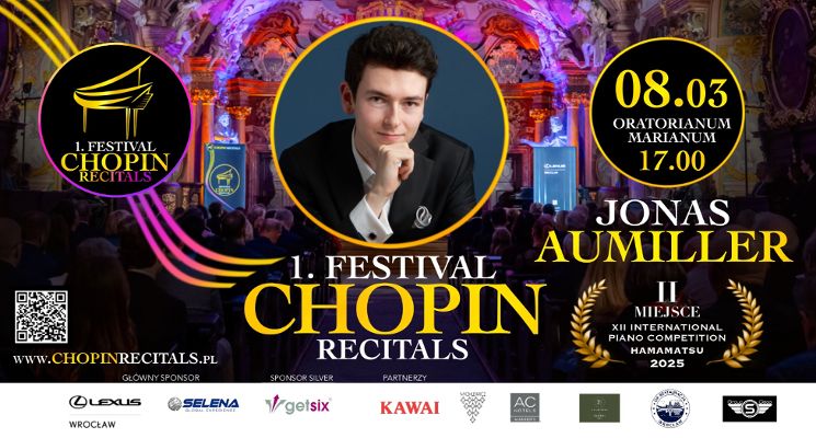 Plakat Festival Chopin Recitals - Jonas Aumiller