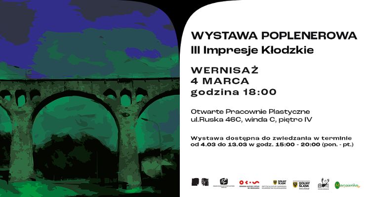 Plakat Wernisaż wystawy poplenerowej „III Impresje Kłodzkie”