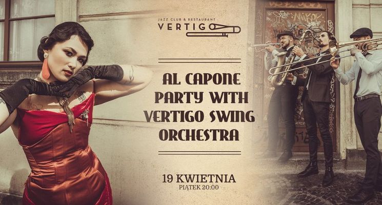 Plakat Al Capone Party with Vertigo Swing Orchestra