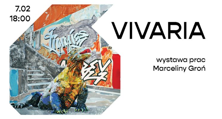 Plakat Vivaria | Wystawa malarstwa Marceliny Groń