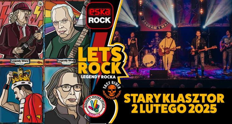 Plakat Let's Rock - Legendy Rocka / koncert + wystawa plakatów