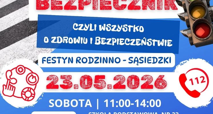 Plakat Bezpiecznik - czyli wszystko o zdrowiu i bezpieczeństwie