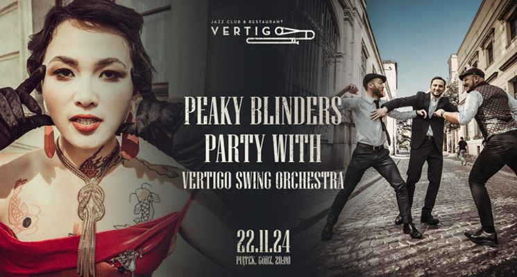 Plakat Peaky Blinders Party with Vertigo Swing Orchestra