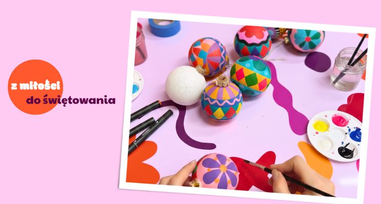 Plakat Warsztaty malowania bombek - Z Miłości concept store