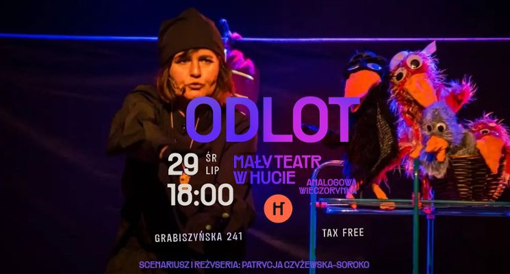 Plakat ODLOT mały TEATR dla dzieci