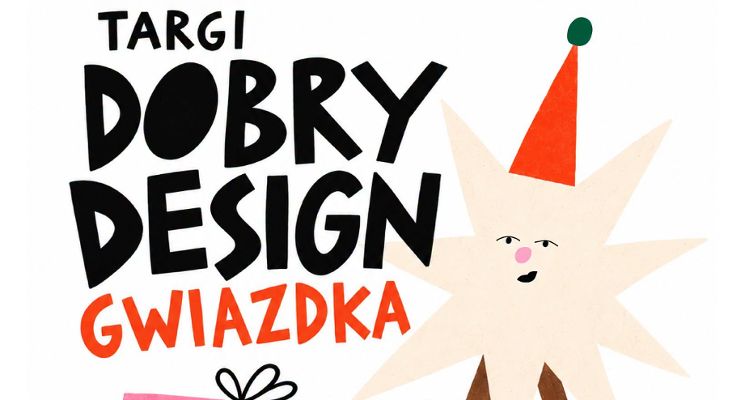 Plakat Targi Dobry Design. Gwiazdka