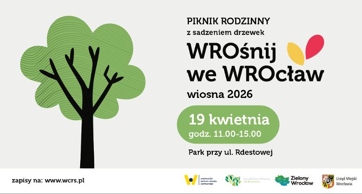 Plakat Piknik WROśnij we WROcław (ul. Rdestowa)