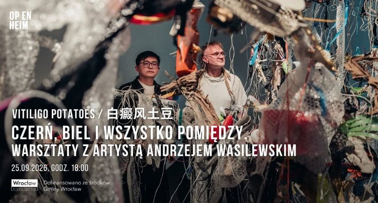 Plakat Czerń, biel i wszystko pomiędzy. Warsztaty z artystą Andrzejem Wasilewskim