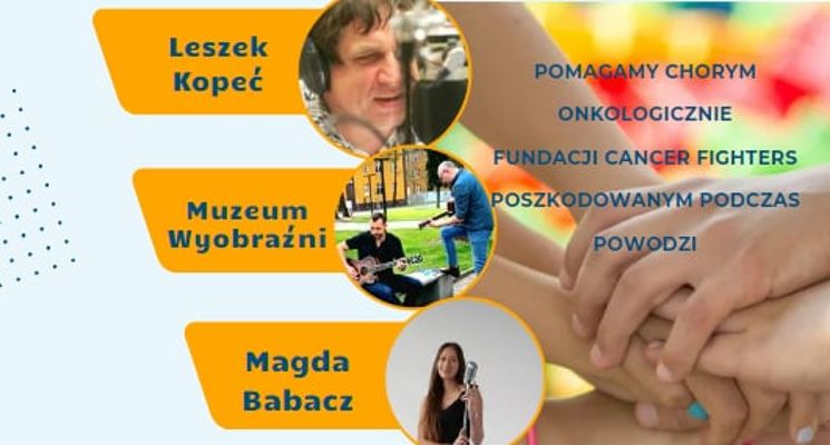 Plakat Muzyczna Szóstka i Przyjaciele grają dla podopiecznych Cancer Fighters