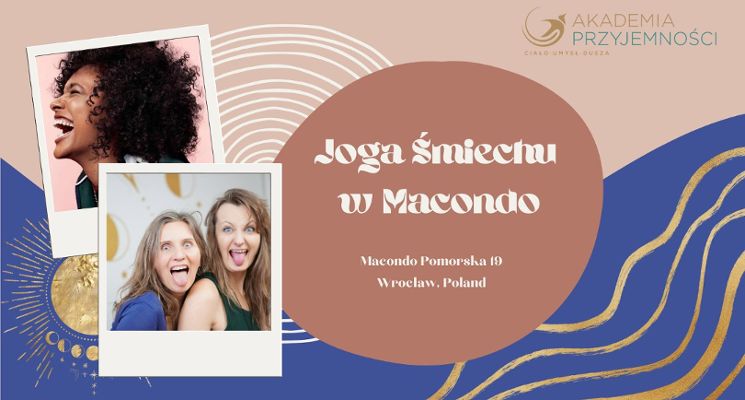 Plakat Joga Śmiechu w Macondo