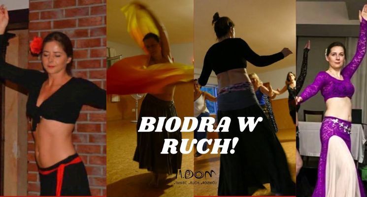 Plakat Biodra w ruch! Warsztat tańca brzucha dla początkujących
