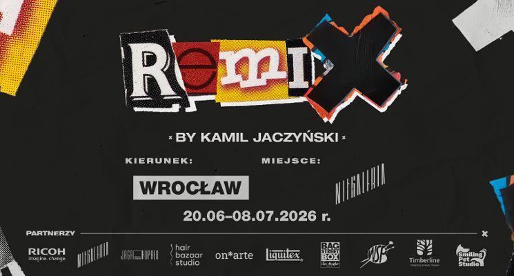 Plakat Wystawa Remix by Kamil Jaczyński