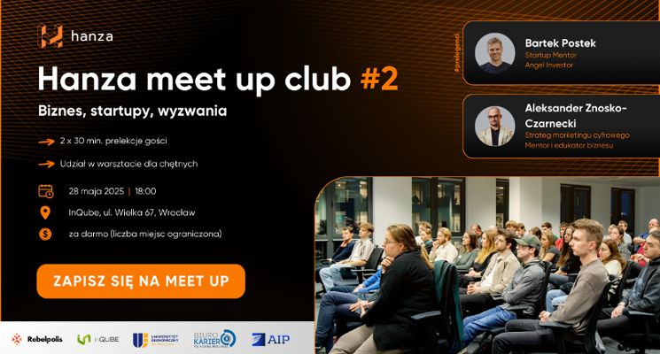 Plakat Hanza meet up club #2 – Biznes, Kariera, Talenty