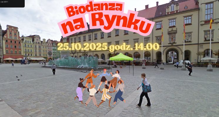 Plakat Spotkajmy się w tańcu – Biodanza na Rynku [zajęcia otwarte]