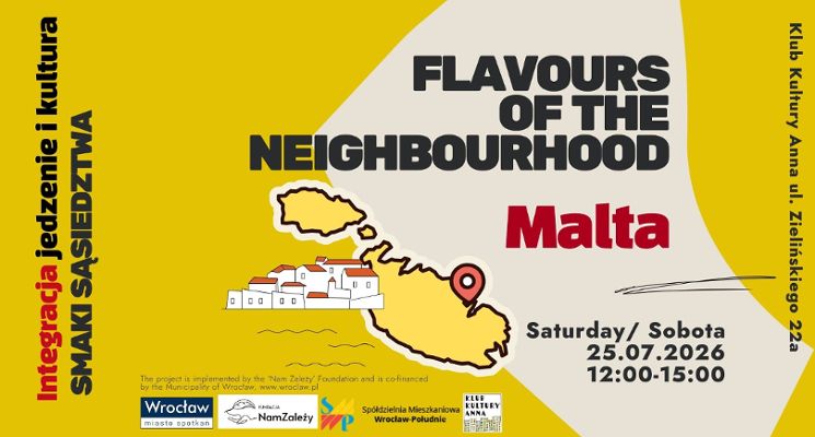Plakat Flavours of the Neighbourhood/ Smaki Sąsiedztwa - Malta